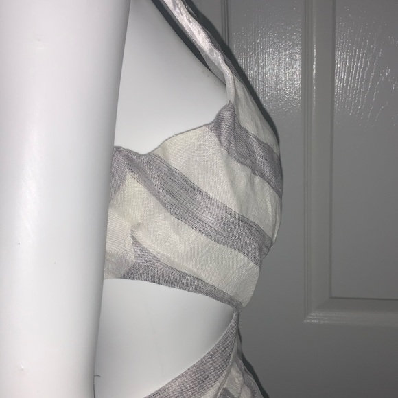 Striped High Low Linen Dress (see photos) - Picture 5 of 15